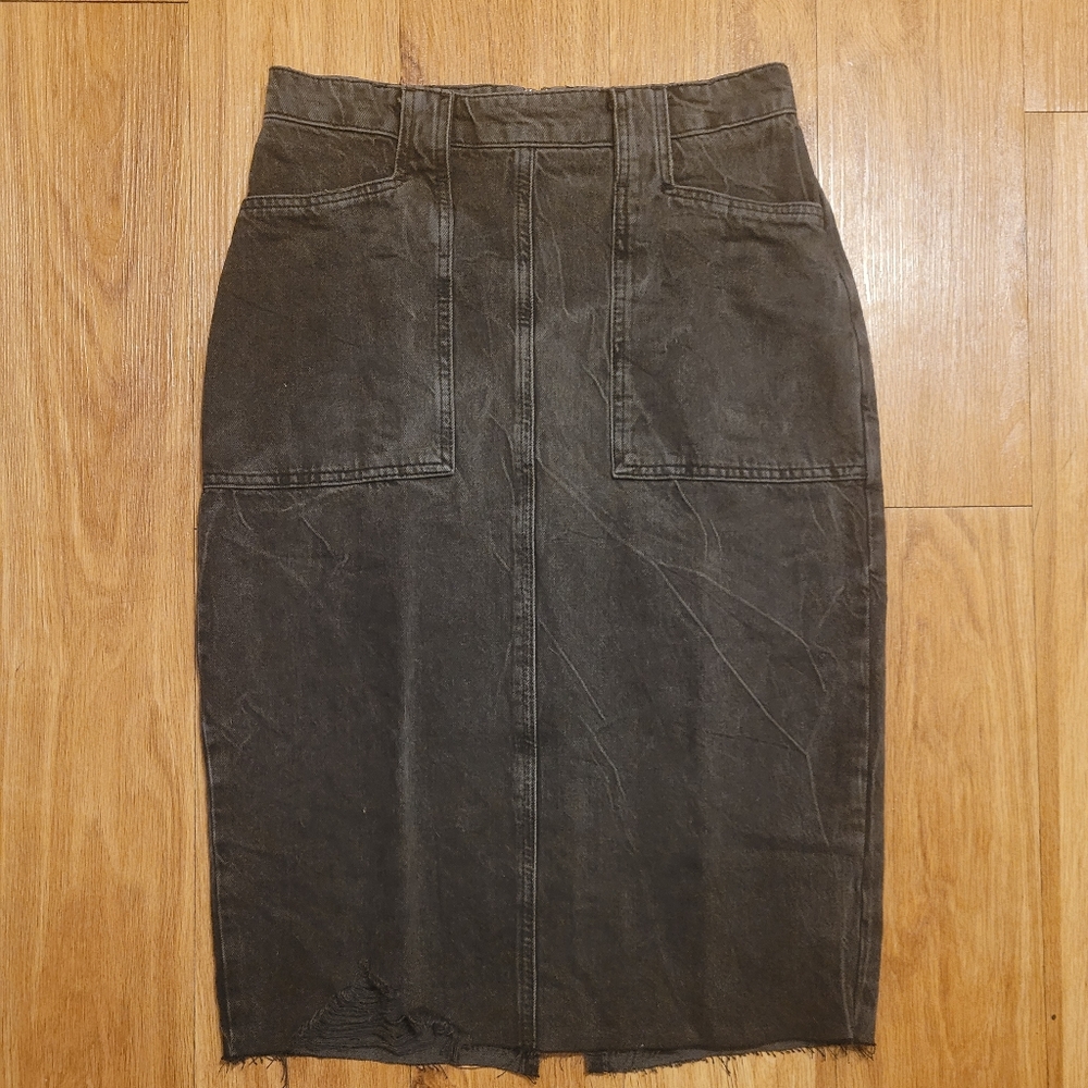 Elisa jean pencil skirt- We the free "free people" 28-29 in W